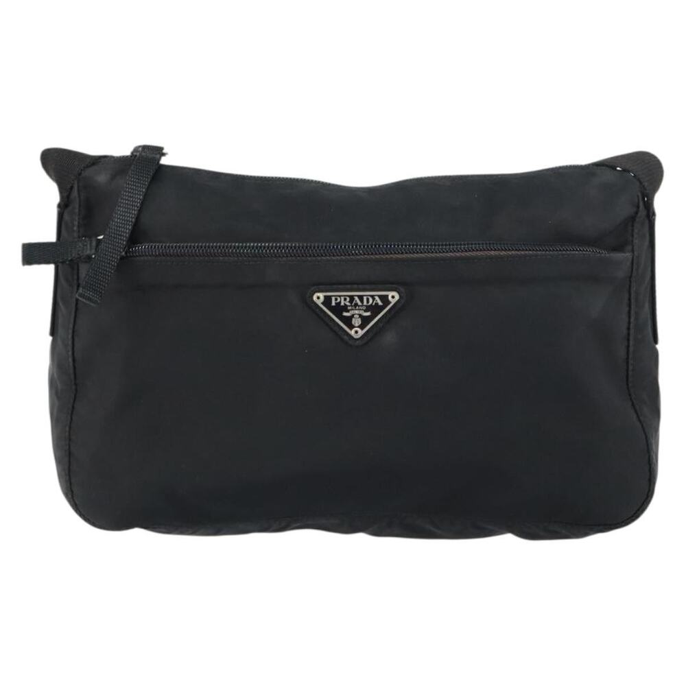 Prada Nylon Shoulder Bag Black